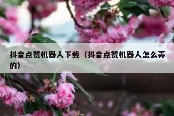 抖音点赞机器人下载（抖音点赞机器人怎么弄的） 第1张