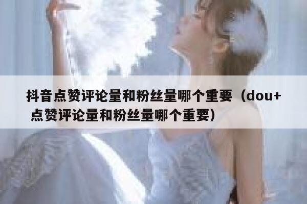 抖音点赞评论量和粉丝量哪个重要(dou+ 点赞评论量和粉丝量哪个重要) 第1张 抖音点赞评论量和粉丝量哪个重要(dou+ 点赞评论量和粉丝量哪个重要) 第1张