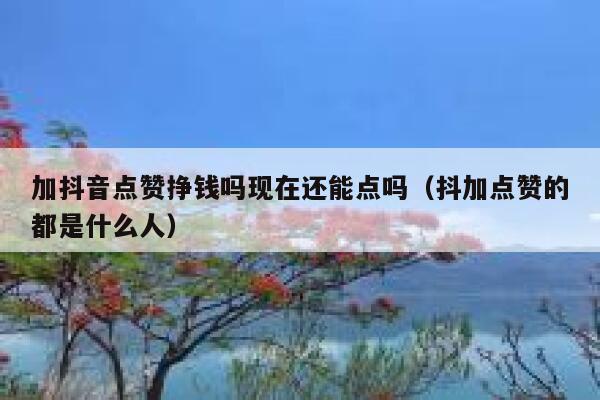 加抖音点赞挣钱吗现在还能点吗(抖加点赞的都是什么人) 第1张 加抖音点赞挣钱吗现在还能点吗(抖加点赞的都是什么人) 第1张