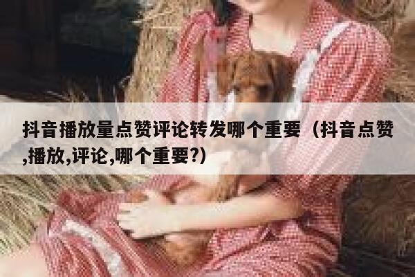 抖音播放量点赞评论转发哪个重要(抖音点赞,播放,评论,哪个重要?) 第1张 抖音播放量点赞评论转发哪个重要(抖音点赞,播放,评论,哪个重要?) 第1张