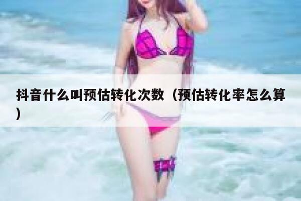 抖音什么叫预估转化次数(预估转化率怎么算) 第1张 抖音什么叫预估转化次数(预估转化率怎么算) 第1张