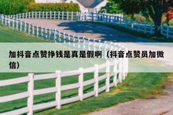 加抖音点赞挣钱是真是假啊(抖音点赞员加微信) 第1张 加抖音点赞挣钱是真是假啊(抖音点赞员加微信) 第1张