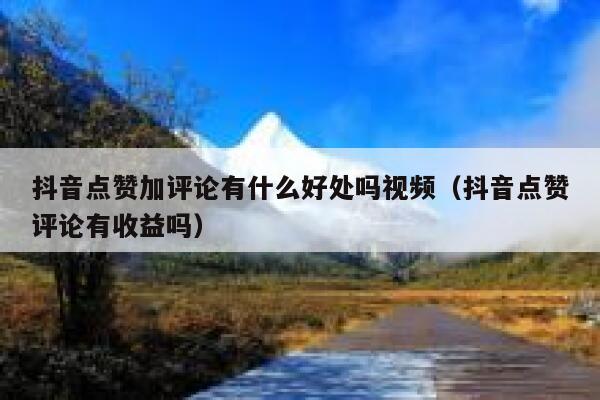 抖音点赞加评论有什么好处吗视频(抖音点赞评论有收益吗) 第1张 抖音点赞加评论有什么好处吗视频(抖音点赞评论有收益吗) 第1张