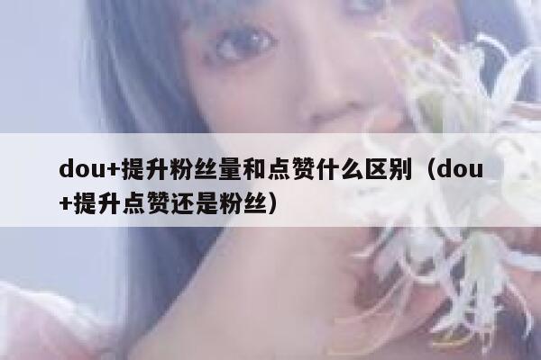 dou+提升粉丝量和点赞什么区别(dou+提升点赞还是粉丝) 第1张 dou+提升粉丝量和点赞什么区别(dou+提升点赞还是粉丝) 第1张