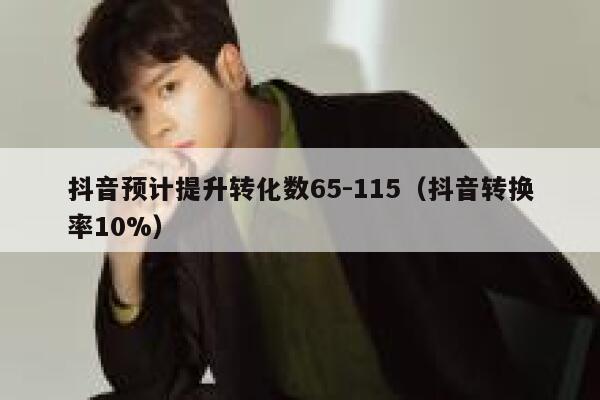 抖音预计提升转化数65-115(抖音转换率10%) 第1张 抖音预计提升转化数65-115(抖音转换率10%) 第1张