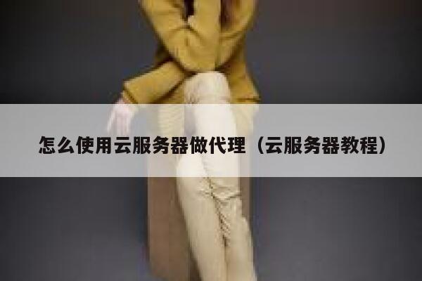 怎么使用云服务器做代理(云服务器教程) 第1张 怎么使用云服务器做代理(云服务器教程) 第1张