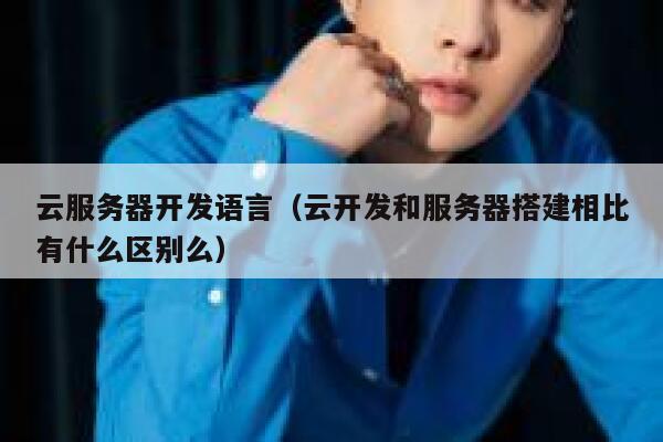云服务器开发语言（云开发和服务器搭建相比有什么区别么） 第1张