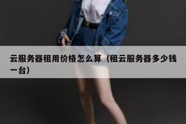 云服务器租用价格怎么算（租云服务器多少钱一台） 第1张