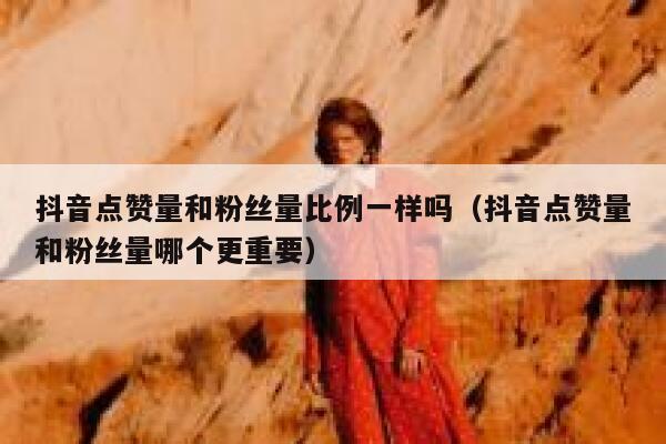 抖音点赞量和粉丝量比例一样吗(抖音点赞量和粉丝量哪个更重要) 第1张 抖音点赞量和粉丝量比例一样吗(抖音点赞量和粉丝量哪个更重要) 第1张