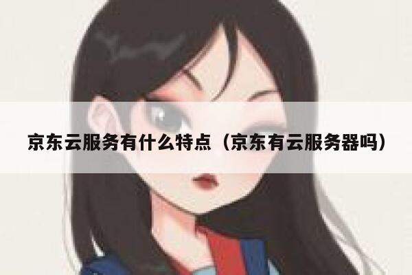京东云服务有什么特点（京东有云服务器吗） 第1张