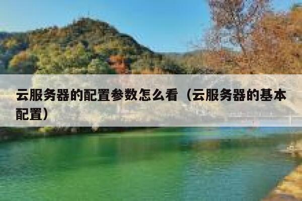云服务器的配置参数怎么看(云服务器的基本配置) 第1张 云服务器的配置参数怎么看(云服务器的基本配置) 第1张