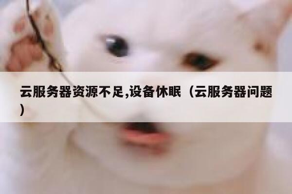 云服务器资源不足,设备休眠（云服务器问题） 第1张
