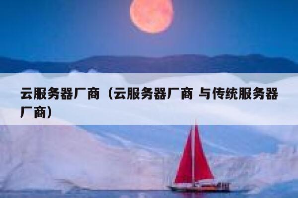云服务器厂商（云服务器厂商 与传统服务器厂商） 第1张