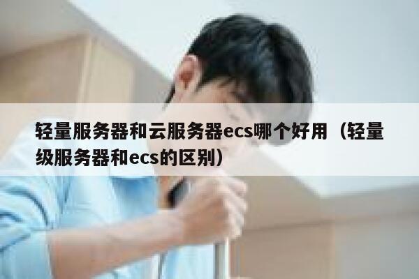 轻量服务器和云服务器ecs哪个好用（轻量级服务器和ecs的区别） 第1张