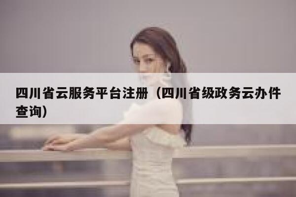 四川省云服务平台注册（四川省级政务云办件查询） 第1张