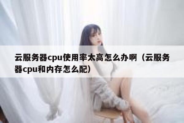 云服务器cpu使用率太高怎么办啊（云服务器cpu和内存怎么配） 第1张