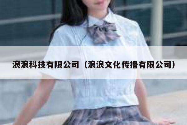 浪浪科技有限公司（浪浪文化传播有限公司） 第1张