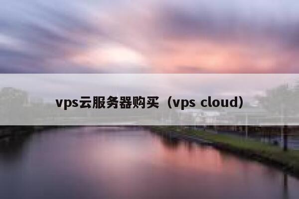 vps云服务器购买（vps cloud） 第1张