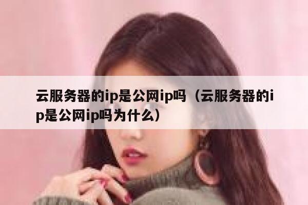 云服务器的ip是公网ip吗（云服务器的ip是公网ip吗为什么） 第1张