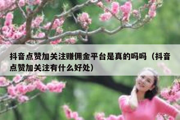 抖音点赞加关注赚佣金平台是真的吗吗(抖音点赞加关注有什么好处) 第1张 抖音点赞加关注赚佣金平台是真的吗吗(抖音点赞加关注有什么好处) 第1张