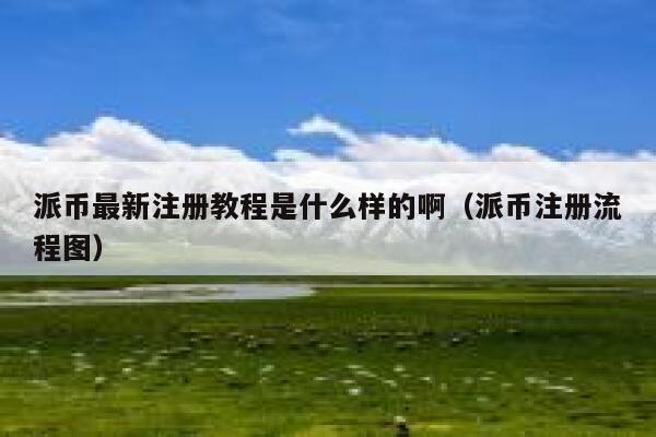 派币最新注册教程是什么样的啊(派币注册流程图) 第1张 派币最新注册教程是什么样的啊(派币注册流程图) 第1张