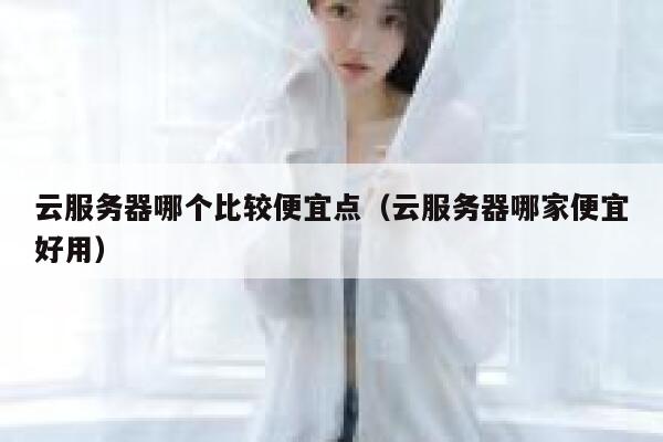 云服务器哪个比较便宜点（云服务器哪家便宜好用） 第1张
