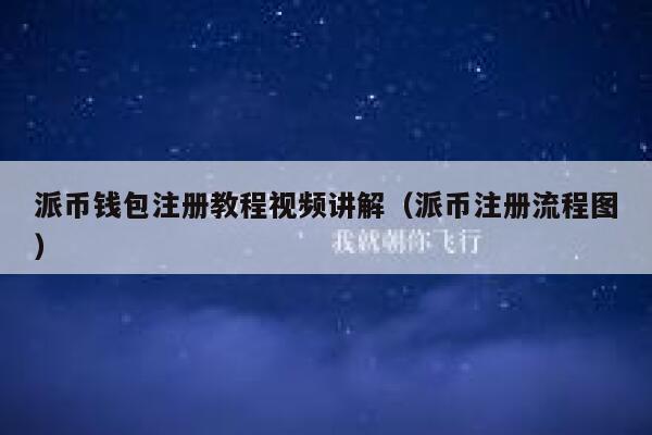 派币钱包注册教程视频讲解（派币注册流程图） 第1张