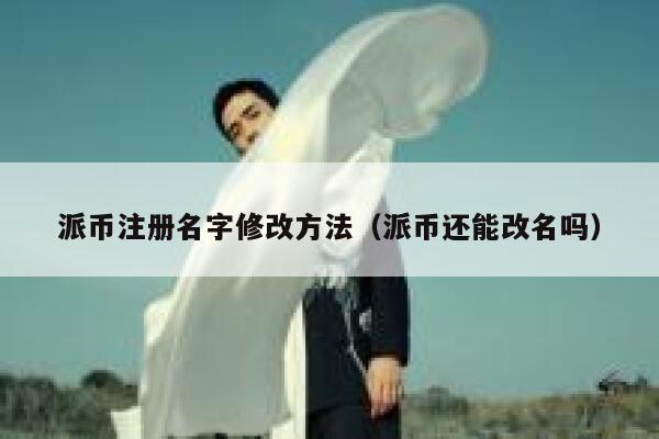 派币注册名字修改方法(派币还能改名吗) 第1张 派币注册名字修改方法(派币还能改名吗) 第1张