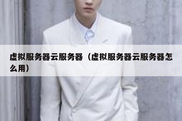 虚拟服务器云服务器（虚拟服务器云服务器怎么用） 第1张