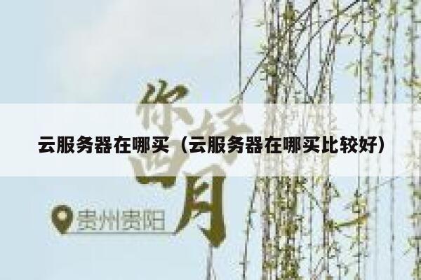 云服务器在哪买(云服务器在哪买比较好) 第1张 云服务器在哪买(云服务器在哪买比较好) 第1张