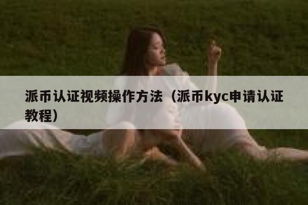 派币认证视频操作方法（派币kyc申请认证教程） 第1张