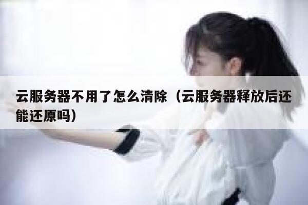 云服务器不用了怎么清除（云服务器释放后还能还原吗） 第1张