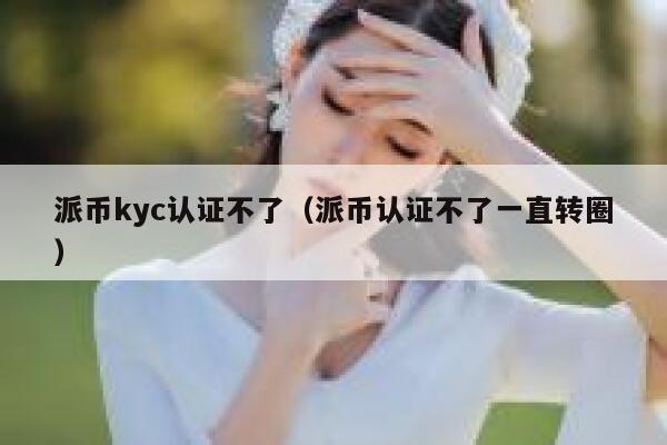 派币kyc认证不了（派币认证不了一直转圈） 第1张