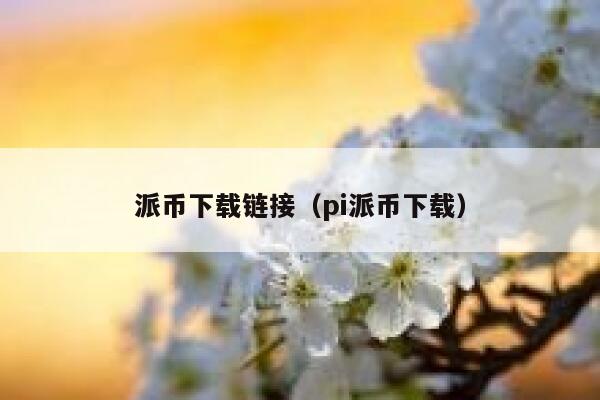 派币下载链接（pi派币下载） 第1张