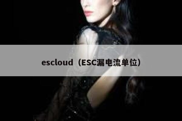 escloud（ESC漏电流单位） 第1张