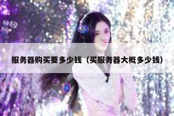 服务器购买要多少钱（买服务器大概多少钱） 第1张