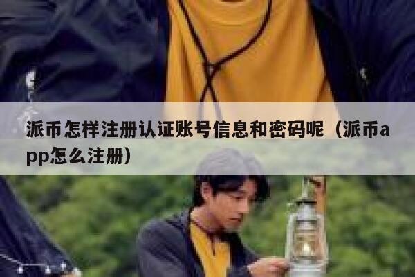 派币怎样注册认证账号信息和密码呢（派币app怎么注册） 第1张