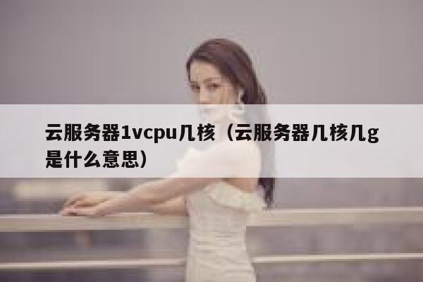 云服务器1vcpu几核（云服务器几核几g是什么意思） 第1张