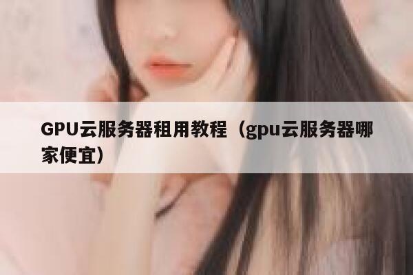 GPU云服务器租用教程（gpu云服务器哪家便宜） 第1张
