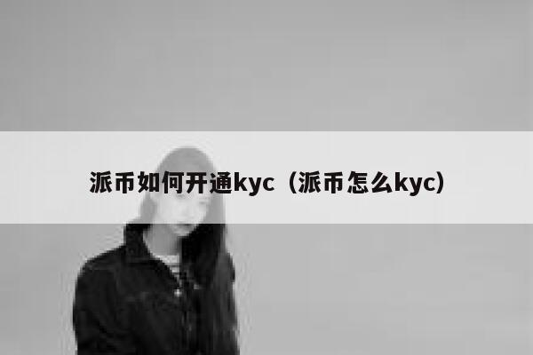 派币如何开通kyc（派币怎么kyc） 第1张