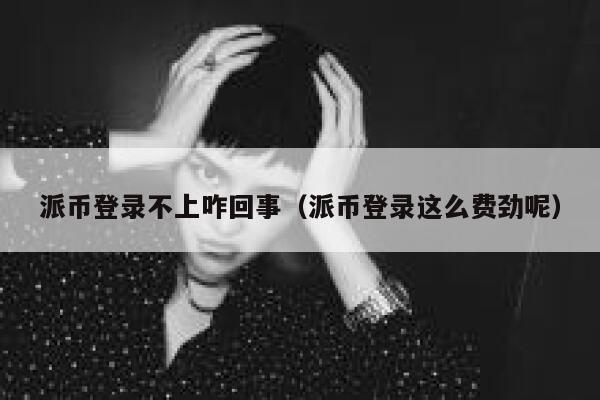 派币登录不上咋回事（派币登录这么费劲呢） 第1张