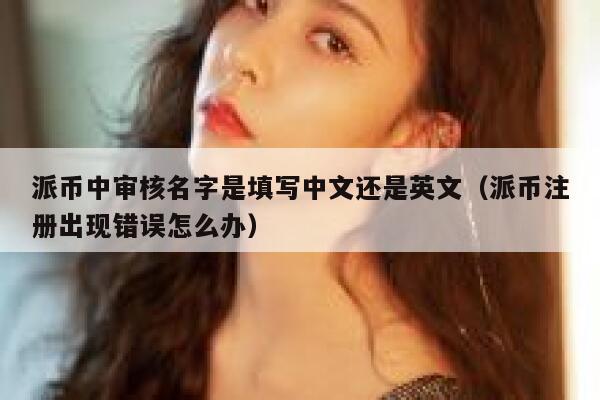 派币中审核名字是填写中文还是英文（派币注册出现错误怎么办） 第1张