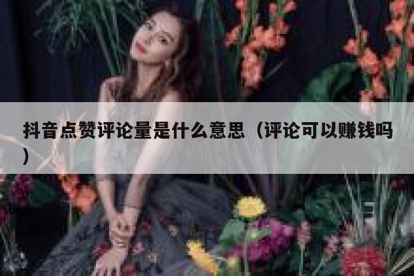 抖音点赞评论量是什么意思（评论可以赚钱吗） 第1张