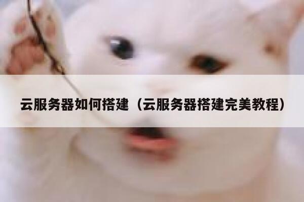 云服务器如何搭建（云服务器搭建完美教程） 第1张