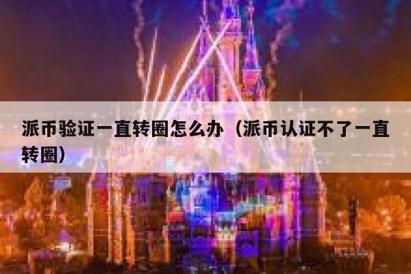 派币验证一直转圈怎么办（派币认证不了一直转圈） 第1张