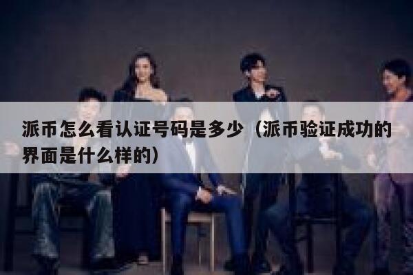 派币怎么看认证号码是多少(派币验证成功的界面是什么样的) 第1张 派币怎么看认证号码是多少(派币验证成功的界面是什么样的) 第1张