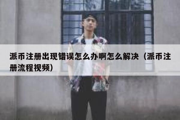派币注册出现错误怎么办啊怎么解决（派币注册流程视频） 第1张
