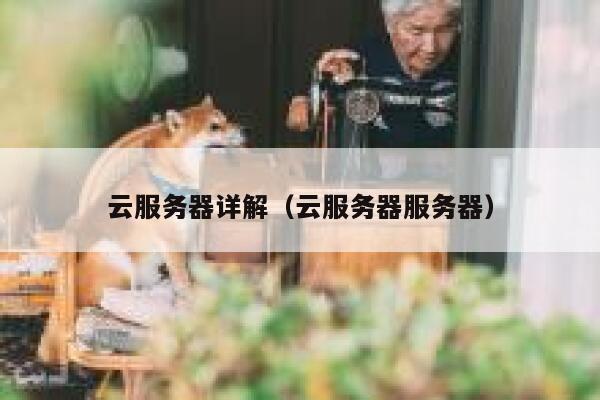 云服务器详解（云服务器服务器） 第1张