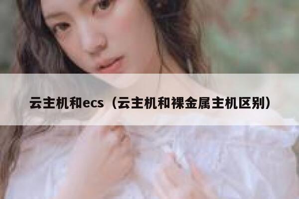 云主机和ecs（云主机和裸金属主机区别） 第1张