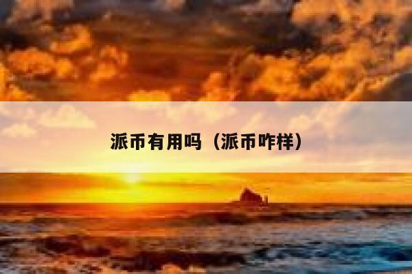 派币有用吗（派币咋样） 第1张